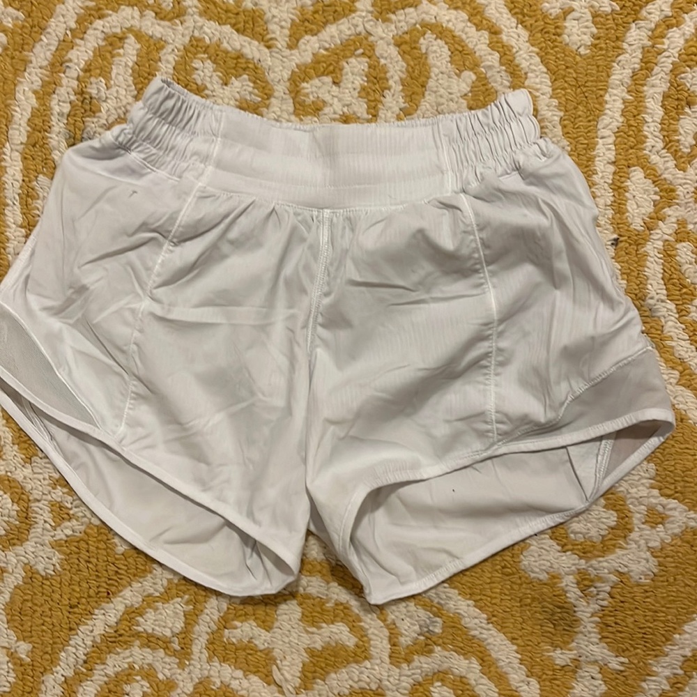 Lululemon white shorts